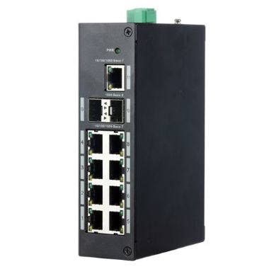 XS-SWI1100-GDIN, Industrijski prekidač X, Sigurnost, 9 portova RJ45 + 2 Uplink porta (SFP)