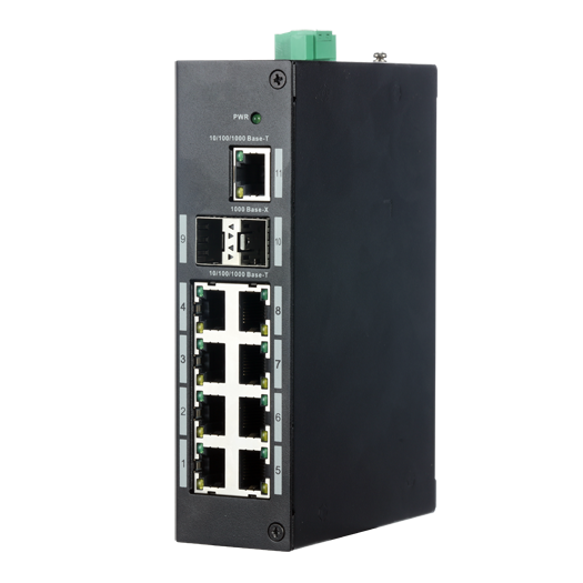 XS-SWI1100-GDIN Industrial Switch X Security   9 ports RJ45 + 2 Uplink port (SFP) 