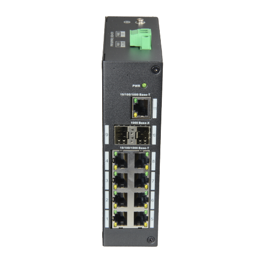 XS-SWI1100-GDIN Industrial Switch X Security   9 ports RJ45 + 2 Uplink port (SFP) 