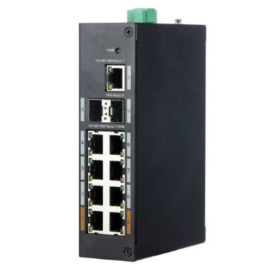 XS-SWI1108HIPOE-G120DIN, Industrijski prekidač X, Sigurnost, 8 portova RJ45 + 2 SFP porta + 1 RJ45 port