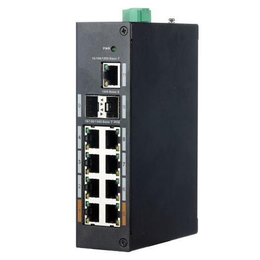 XS-SWI1108HIPOE-G120DIN, Industrijski prekidač X, Sigurnost, 8 portova RJ45 + 2 SFP porta + 1 RJ45 port