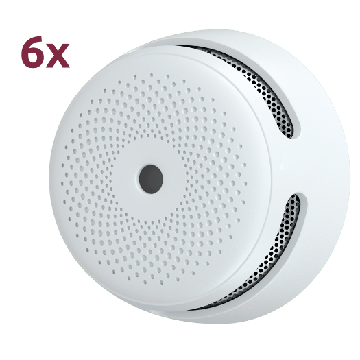 XS01-6PACK Pack of 6 mini stand alone smoke detector X Sense   Battery life 10 years (non