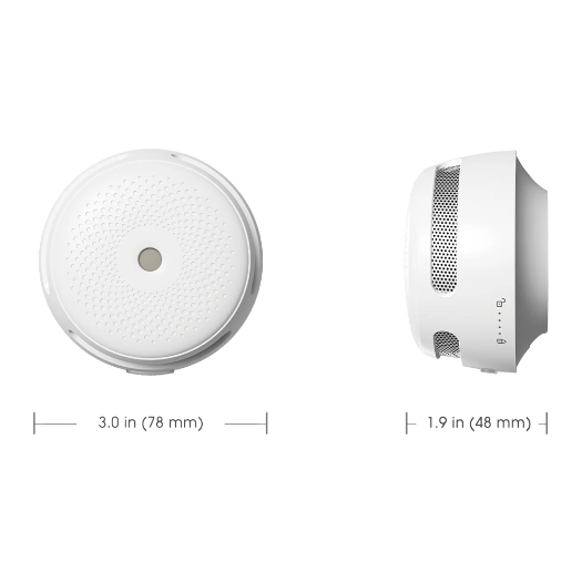 XS01-WR X Sense® Mini Stand alone Smoke Detector   Allows connecting 24 RF detectors 868MHz 