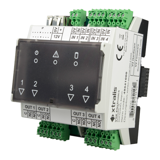 XTL-49841000 XTRALIS Ethernet PoE I/O Module   4 voltage free contact inputs 