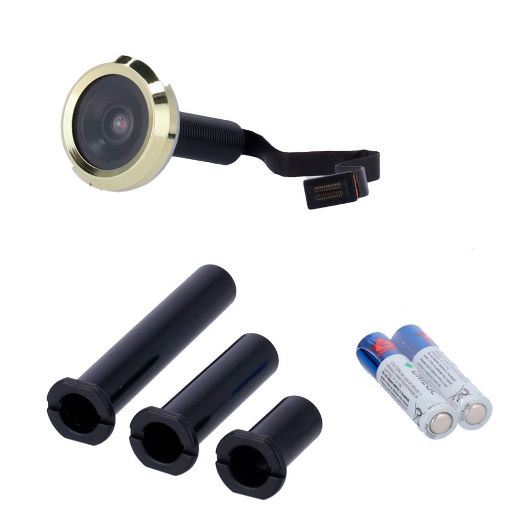 YALE-DOORVIEWER500-SILVER, Digitalna špijunka, Kamera 0,3 Mpx | Kut gledanja 105