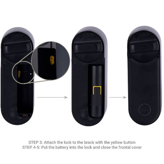 YALE-LINUS-L2-B, BLE i WiFi pametni ključ za okretanje, Nevidljivo izvana