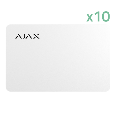 10XAJ-PASS-W, beskontaktna pristupna kartica, Mifare DESFire® tehnologija, kompatibilna s KeyPad Plus i KeyPad TouchScreen 