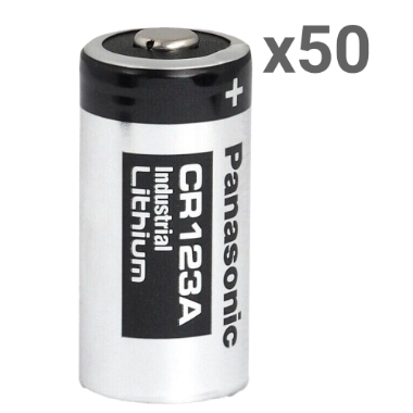 50XBATT-CR123A-P, Panasonic, litijska baterija CR1123A, pakiranje od 50 komada 