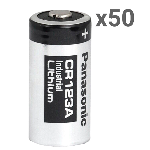 50XBATT-CR123A-P, Panasonic, litijska baterija CR1123A, pakiranje od 50 komada 