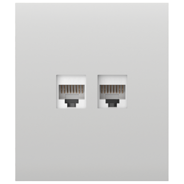 AJ-CENTERCOVER-LAN-W, središnji poklopac za Ethernet utikač, kompatibilan s AJ