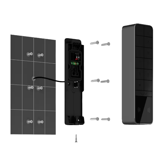 AJ-KEYPADOUTDOOR-GRA, vanjski tipkovnik IP66/IK08 s RFID čitačem, potpuno ili grupno naoružavanje/raznaoružavanje 