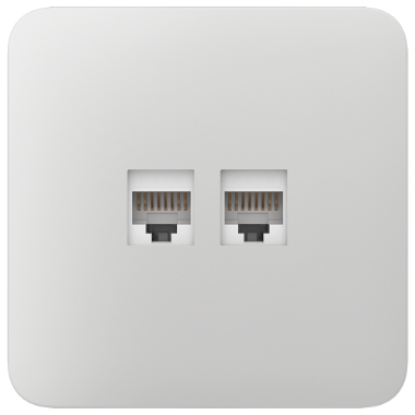 AJ-SOLOCOVER-LAN-W, bočni poklopac za Ethernet utikač, kompatibilan s AJ i OUTLETCORE