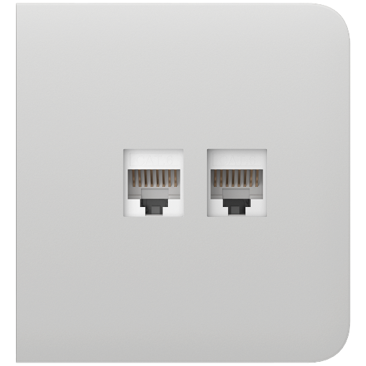 AJ-SIDECOVER-LAN-W, bočni poklopac za Ethernet utičnicu, kompatibilan s AJ i OUTLETCORE