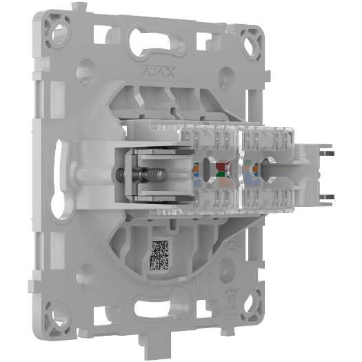 AJ-OUTLETCORE-LAN-B, Ethernet utičnica s dva priključka, kompatibilna s CAT.6 i CAT.5e kabelima  