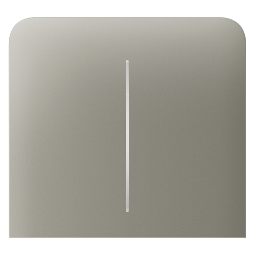 AJ-SIDEBUTTON-2G-OLI-VERT, dodirni panel za vertikalni dvostruki prekidač, kompatibilan s AJ