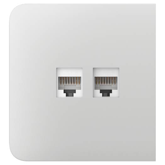 AJ-SIDECOVER-LAN-W, bočni poklopac za Ethernet utičnicu, kompatibilan s AJ i OUTLETCORE