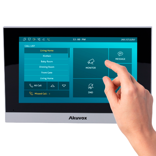 AK-C313W-LP-2, Linux monitor za videointerfon, 7" TFT zaslon, kristalno čisto dvosmjerno