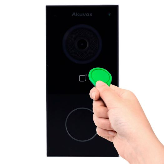 AK-E12W-BLACK, Surface IP video door stanica, 2 MP kamera | Dvosmjerni zvuk