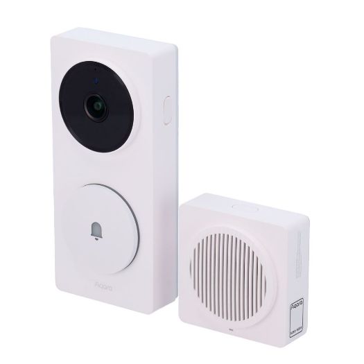 AQ-CH-C09D-W, Aqara pametni dom G410 Kamera za zvono na vratima/Hub bijela, WiFi 2.4Ghz / Zigbee 3.0