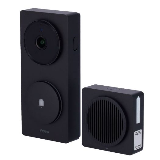 AQ-CH-C09D-B, Aqara pametni dom G410 Kamera za zvono na vratima/Hub crna, WiFi 2.4Ghz / Zigbee 3.0