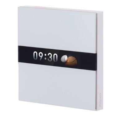 AQ-WS-K02D, Aqara prekidač za prikaz V1 EU, LCD prikaz / 2 kanala, Potreban je Aqara HUB