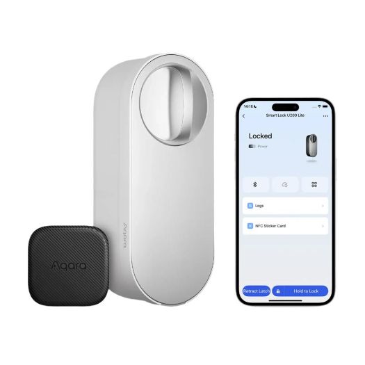 AQ-U200-LITE-KIT-W, Aqara pametna brava U200 Lite bijela, Materija iznad niti / Bluetooth & NFC