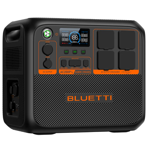 BL-AC200PL, Bluetti prijenosna baterija, velika kapaciteta 2304 Wh, izlazna snaga 2400 W max. 