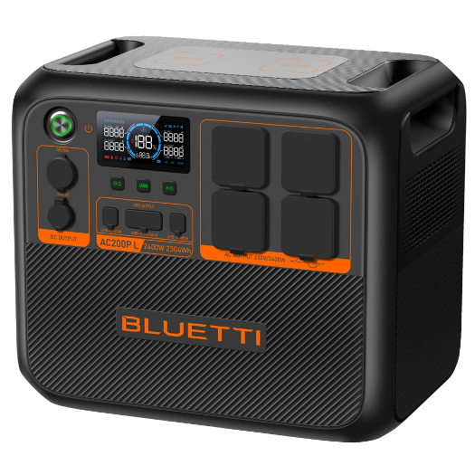 BL-AC200PL, Bluetti prijenosna baterija, velika kapaciteta 2304 Wh, izlazna snaga 2400 W max. 