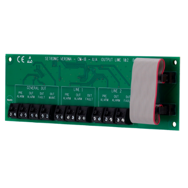 CM-IB, rele kartica za CLI kontroler, omogućuje nadzor do dva detektora 