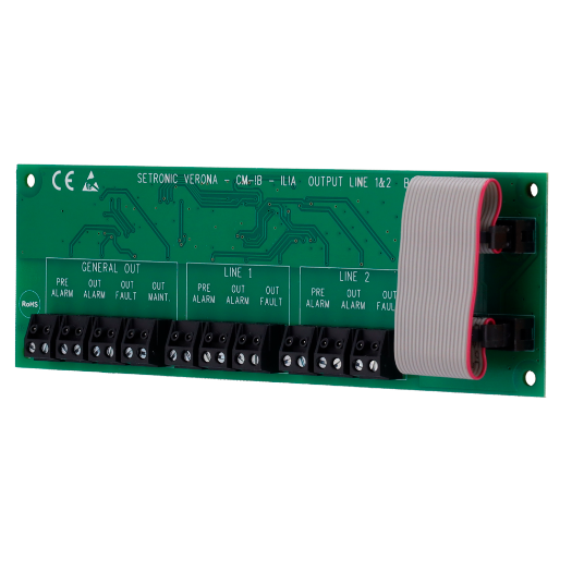 CM-IB, rele kartica za CLI kontroler, omogućuje nadzor do dva detektora 