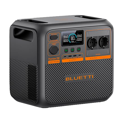 BL-PREMIUM-200V2, prijenosna električna stanica, velika kapacitivnost 2074 Wh, izlazna snaga 2700 W 