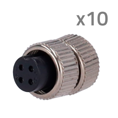 CONM12-FEMALE-SOLDER, M12 ženski konektor za lemljenje, kompatibilan sa Streamaxom 