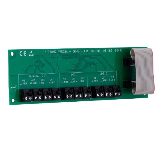CM-IB, rele kartica za CLI kontroler, omogućuje nadzor do dva detektora 