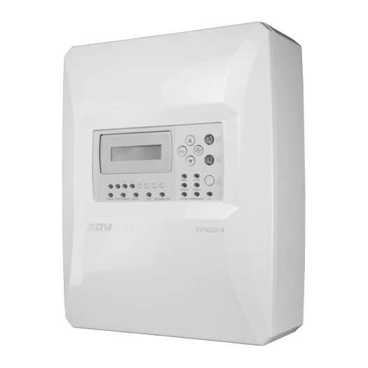 DMT-FP9000-4-EN, konvencionalni centralni sustav 4 zone s LCD zaslonom, 2 sirenska izlaza 