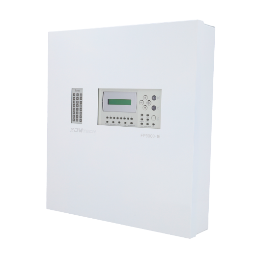 DMT-FP9000-16-EN, konvencionalni centralni sustav 16 zona s LCD zaslonom, 2 sirenska izlaza 