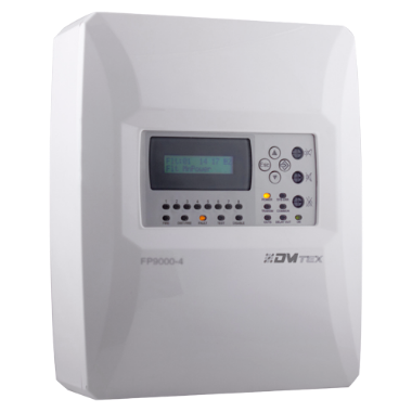 DMT-FP9000-4-EN, konvencionalni centralni sustav 4 zone s LCD zaslonom, 2 sirenska izlaza 