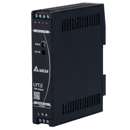 DRL-48V75W1AZ, Preklopno napajanje, DC izlaz 48 V / 1.57 A / 75 W, Montaža na DIN šinu
