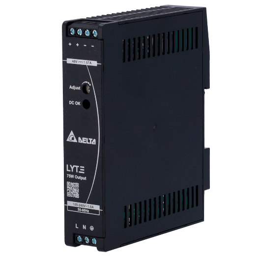 DRL-48V75W1AZ, prekidno napajanje, DC izlaz 48 V / 1,57 A / 75 W 
