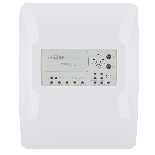 DMT-FP9000L-2-EN, konvencionalni panel za požarni alarm s 2 zone, 2 izlaza za sirene 