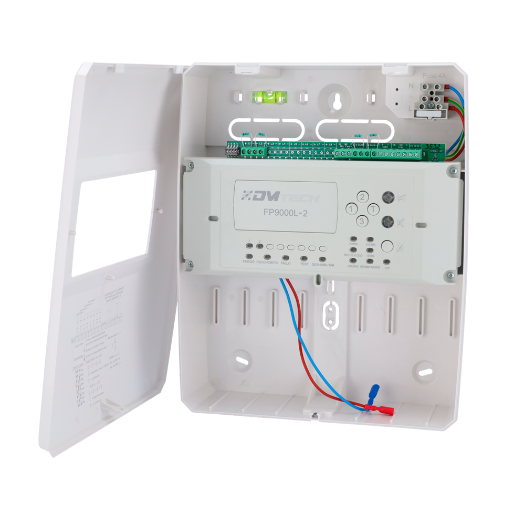 DMT-FP9000L-2-EN, konvencionalni panel za požarni alarm s 2 zone, 2 izlaza za sirene 
