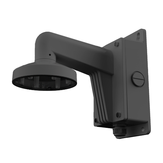 DS-1273ZJ-140B-CRNI, zidni nosač s razvodnom kutijom, kompatibilan s kupolama 