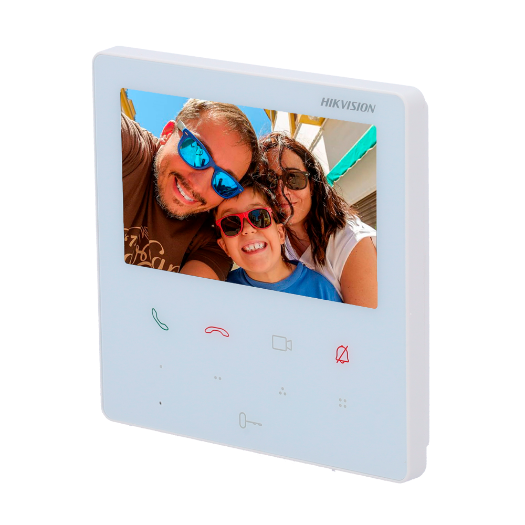 DS-KH6110-WE1/Bijela, video-monitor ulaznog sustava, TFT zaslon osjetljiv na dodir od 4,3" 