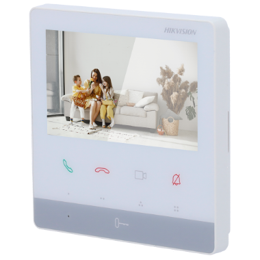 DS-KH7100EY-E2/Bijela, video-monitor ulaznog sustava, 4,3" TFT zaslon, dva