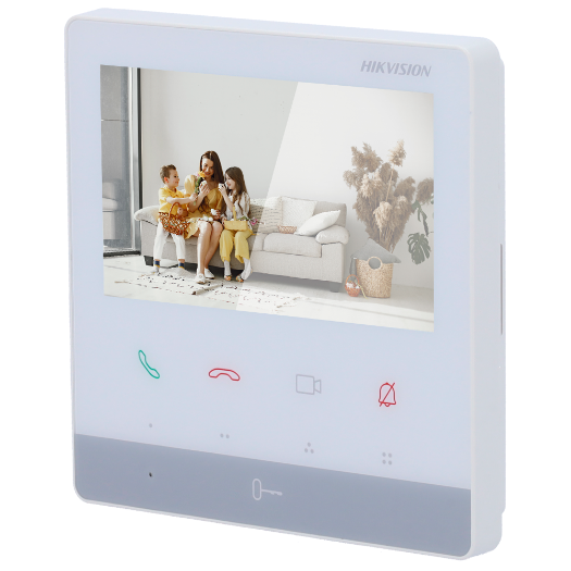 DS-KH7100EY-WE2/Bijela, video-monitor ulaznog sustava, 4,3" TFT zaslon, dva