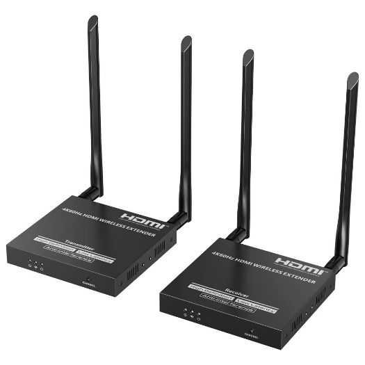 HDMI-EXT-PRO-W-4K60, Bežični HDMI produživač signala, Domet 50 m, 4K rezolucija