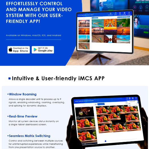 HDMI-MATRIX-PRO-4K-V2-MV, HDMI IP signalna matrica, omogućuje NxM, rezolucija 4K 