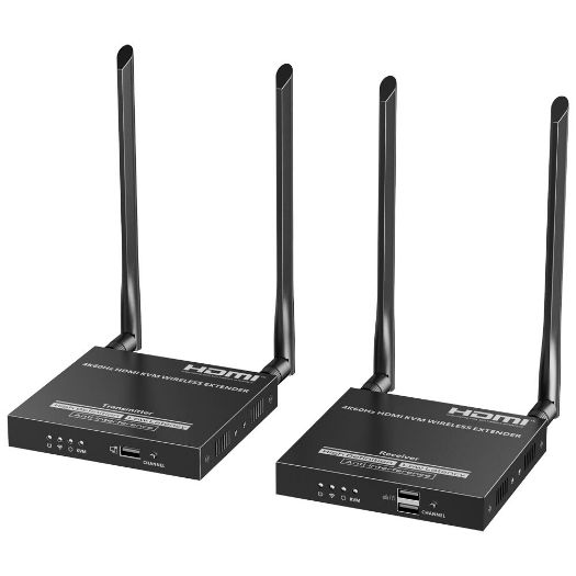 HDMI-EXT-PRO-W-4K60-KVM, Bežični KVM produživač, Domet 50 m, 4K rezolucija