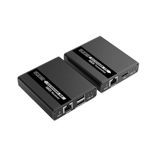 HDMI-KVM-EXT-40M, KVM produživač HDMI signala, Domet 40 m, 4K rezolucija, Omogućuje 1 vezu: 1