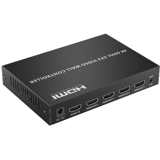 HDMI-VW-4-4K, Electronica Videowall HDMI, Videozid 2x2, Omogućuje 1:4, 4K rezolucija
