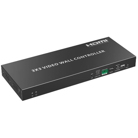 HDMI-VW-9-4K, Electronica Videowall HDMI, Videozid 3x3, Omogućuje 1:9, 4K rezolucija